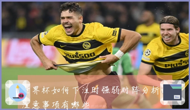 世界杯如何下注时强弱对阵分析的注意事项有哪些